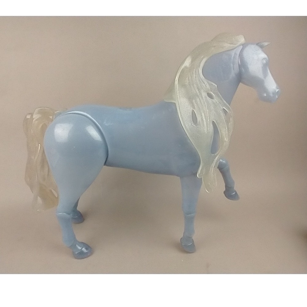 Disney Frozen 2 Nokk Water Spirit Horse Figure Blue Glitter 3609NT01 Glow Sound